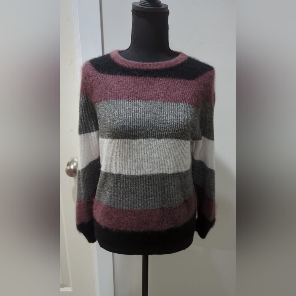 Brunello Cucinelli Striped Mohair Sweater
